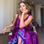 Aïcha Ben Ahmed Instagram - Everything is better in purple ❤️ يومكم جميل