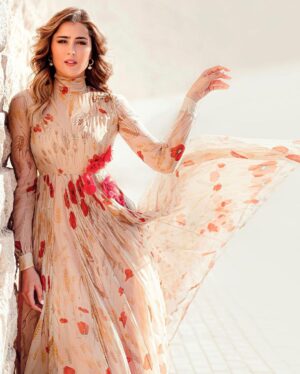 Aïcha Ben Ahmed Instagram - The floral feeling 🌺🌺🌺
Stylist @youmnamoustafa 
Makeup @sohakhoury 
Hair @ramy.patrek @alamode.salon 
📷 @gimoooz 
Dress @maisonvalentino
#aichabenahmed #actress #valentino #maisonvalentino #flowers #flowerdress