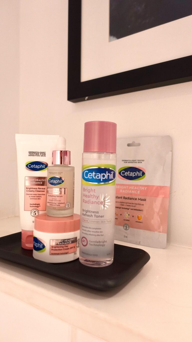 AC Bonifacio Instagram - Hello!! Get ready with me in DUBAI! I get up in the morning and get started on my #radianceroutine. After brushing my teeth, I wash my face with the Cetaphil Bright Healthy Radiance Creamy Cleanser. I love this because it brightens my skin in a gentle way. Then I go in with the Cetaphil Bright Healthy Refresh Toner which moisturizes my skin leaving it hydrated and soft. Then lastly, I use the Cetaphil Brightening Protection Cream for my makeup base and most importantly to have my SPF for the day! The combination of these three products leaves my sensitive skin radiant and healthy looking! Then I get on with the rest of my routine! 💕 @cetaphilbrighthealthyradiance