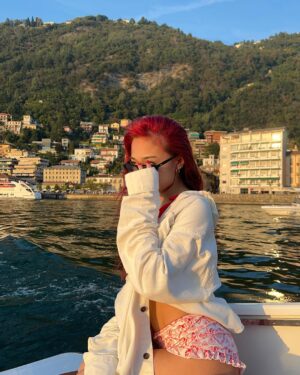 AC Bonifacio Instagram - little mermaid sighting in lake como