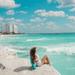Aakriti Rana Instagram - What is this insanely blue water! Hello Cancun! ❤️ My last destination in Mexico before we head back to USA and continue our road trip ! Have you ever been to Mexico? #aakritirana #mexico #cancun #beach #travelblogger #indiantravelblogger #beachlife #mexico🇲🇽 Cancun,Mexico