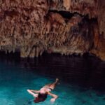 Aakriti Rana Instagram - Would you ever swim here? Mexico’s Yucatán Peninsula is famous for various cenotes. These are natural sinkhole where the ceiling of the cave has collapsed. There are so many cenotes here but I realised that whatever you find online is expensive and they are all commercial. However we lost our way and found this secluded cenote where nobody was there! The water was incredibly clear. So glad we found this ❤️ #aakritirana #travelblogger #mexico #indiantravelblogger #cenote #tulum #waterbaby #wanderlust #rarefind #tulummexico #freecenote [ aakriti rana, Mexico, Tulum, cenote, free cenote ] Tulum,Mexico
