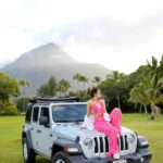 Aakriti Rana Instagram - I’ve been obsessed with this song since the longest time! Finally made it to Hawaii! Here for the breathtaking landscapes, lush tropical forests and pristine beaches ❤️ Wearing @fancypantsofficial #aakritirana #hawaii #kauaihawaii #kauai #travelblogger #indiantravelblogger #beachlife #transition #lookbook #transitionreels #travelphotography #jeep