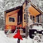 Aakriti Rana Instagram - Would you like to stay in this super cute bus stop? 😂 It’s a super cute and cozy airbnb! We have 2 bedrooms. One is in the bus and the other is upstairs. The only tough thing is having the bathroom outdoors. It’s so difficult to walk outside in -12 degrees to pee 🤣🤣🤣 On a scale of 1 to 10, how much do you want to stay here. Comment below 😛 #aakritirana #seward #alaska #usage #usaroadtrip #sewardalaska #travelblogger #uniquefinds #uniqueairbnb #snow #indiantravelblogger #airbnb #cabinporn Seward, Alaska