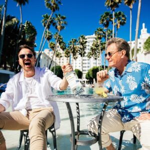 Aaron Paul Instagram - Going live with @bryancranston at 11am pacific today to talk all things @doshombres Mezcal and more. It’s Cinco de Mezcal and we are celebrating. Come join us. 🥃