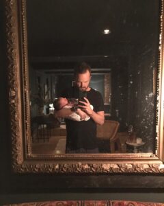 Aaron Paul Instagram - 🖤👶🏻