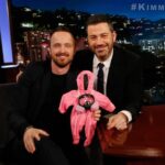 Aaron Paul Instagram - Finally, @laurenpaul8 and I now know what our little girl is coming home in from the hospital. Perfect. Thanks for the baby meth suit @jimmykimmel. Tune in tonight and watch us talk about stuff.