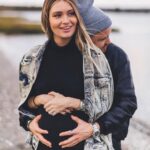 Aaron Paul Instagram - Had to do one more birthday post before the day is done. Just saw this incredible photo that my wife's best friend/one of my best friends @samanthamarq took of lauren and I and our future baby girl. This photo Sam! Thank you for this. Also, Happy birthday angel. You are magic.