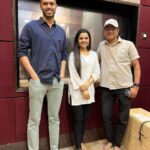 Aarya Ambekar Instagram - From a recent recording! @nisarg_music20 @pandit_dawn