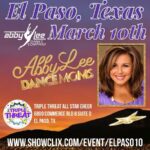 Abby Miller Instagram – Catch me in a city near you!!! 😉

Details below 👇 #aldcalways

✨March 10th: El Paso, TX
✨March 11th: Universal City, TX
✨March 12th: San Antoniox, TX
✨March 13th: McAllen, TX
✨March 15th-18th: Mexico City

Register at the link in my bio! 👍🏼

#aldc #abbylee #abbyleemiller #abbyleedancecompany #dancemoms #leaveitonthedancefloor #madhouse #texas #mexico #abbyleeontour #askabby