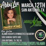 Abby Miller Instagram – Catch me in a city near you!!! 😉

Details below 👇 #aldcalways

✨March 10th: El Paso, TX
✨March 11th: Universal City, TX
✨March 12th: San Antoniox, TX
✨March 13th: McAllen, TX
✨March 15th-18th: Mexico City

Register at the link in my bio! 👍🏼

#aldc #abbylee #abbyleemiller #abbyleedancecompany #dancemoms #leaveitonthedancefloor #madhouse #texas #mexico #abbyleeontour #askabby