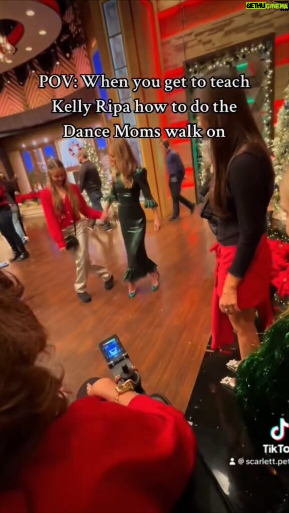 Abby Miller Instagram - It’s a great day when you get to teach @kellyripa and @theyoungestyung the Dance Moms walk on!! Thank you @therealabbylee @livekellyandmark for an amazing time! Live with Kelly and Mark