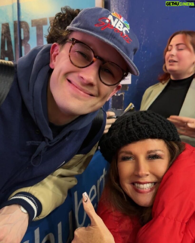 Abby Miller Instagram - Broadway’s hit musical Back To The Future took me back to when life was simpler in the suburbs… all you needed was a cutie, Michael J Fox, a hero, McFly and a hot car- The Delorean! It was a pleasure meeting some of the fabulous cast after the show too- Bravo! 🙌🏻 #backtothefuture #backtothefuturebroadway #theater #abbylee #aldc #broadway #broadwayshow Winter Garden Theatre (1850)