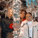 Abby Miller Instagram - Santa had a little Secret he shared the other night in Hudson Yards 🎅✨🤫 ~ what do you think it was?? Love having these girls here in the states with me for the holidays! ❤️❄️ #aldc #aldcalways #abbylee #abbyleemiller #dancemoms #abbyleedancecompany #leaveitonthedancefloor #madhouse #audc #newyorkcity #santassecret New York, New York