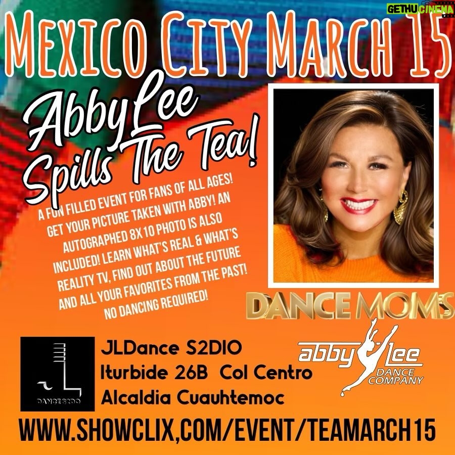 Abby Miller Instagram - MEXICO CITY! I’m coming for you!!! Head over to the link in my bio to pick an event ~ can’t wait to see you all in class! 👏🏼 #aldc #aldcalways #abbylee #dancemoms #abbyleemiller #abbyleedancecompany #leaveitonthedancefloor #mexico #mexicocity Mexico City, Mexico