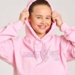 Abby Miller Instagram – The holidays are right around the corner and the Abby Lee Dance Company has you covered! Head over to store.abbyleedancecompany.com or in person @aldcstudiola for some amazing merch including this super cute baby pink rhinestone hoodie 🎀 Los Angeles, California