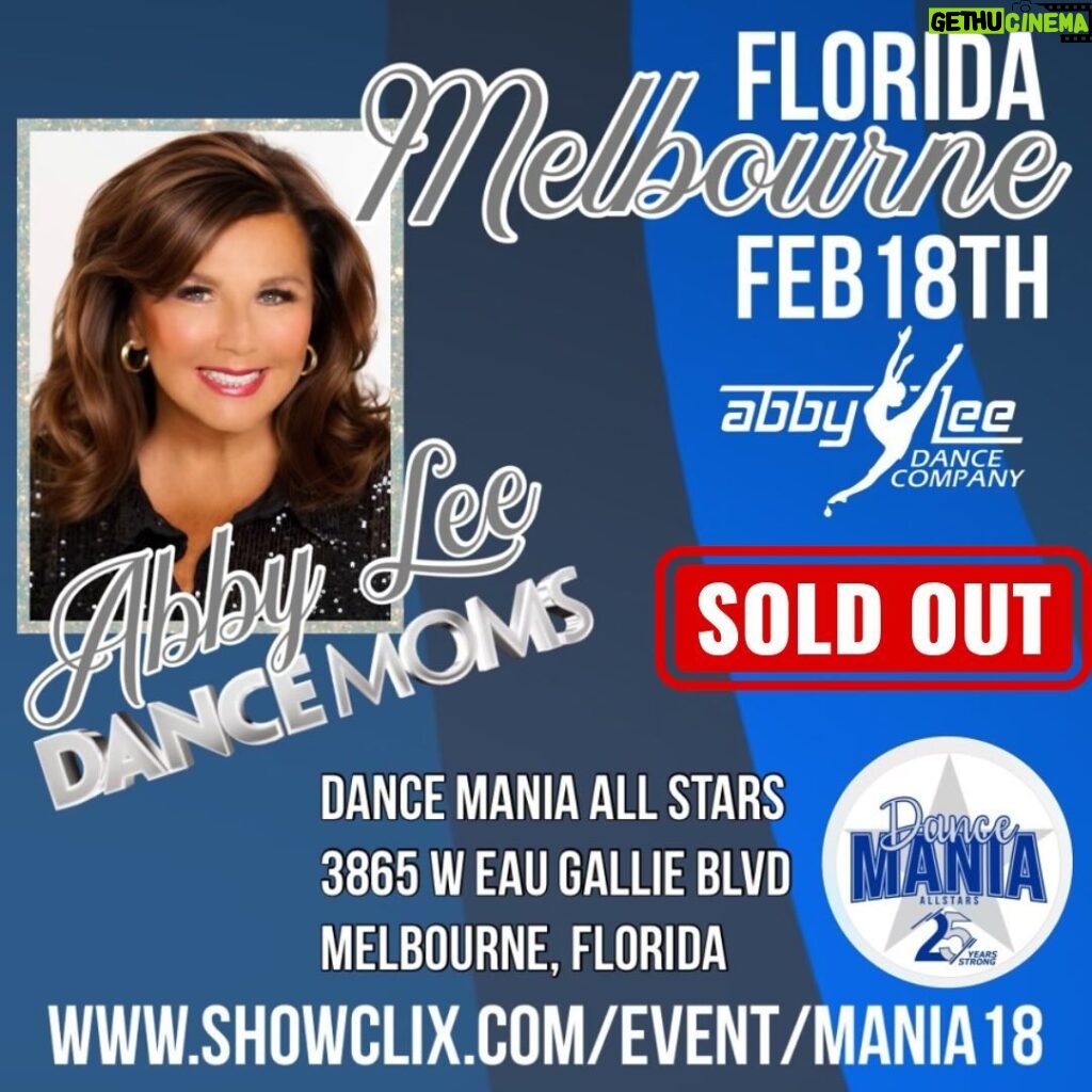 Abby Miller Instagram - LET’S GO FLORIDA! My class this weekend at @dance_mania_allstars is SOLD OUT but there’s still some tickets available for my event at @topgunjags407 👏🏼👏🏼 save your spot now before they’re gone! #aldc #aldcalways #abbylee #abbyleemiller #dancemoms #madhouse #leaveitonthedancefloor #orlando #aldcla Orlando, Florida