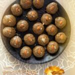 Abha Paul Instagram - Dhanteras ka magic hai nirala, ghar ke laddu aur wealth ka shower wala. May your life be sweet and full of sparkle, just like our homemade laddu and gold ka tala!" 😄 Thank you @guladejyoti ❤️👌🏻 #dietsweet #dietladdu #dietfood #happydhanteras