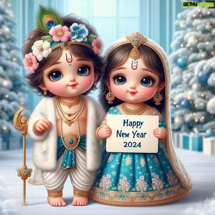 Abha Paul Instagram - “नया साल, नई शुरुआत, राधे-कृष्ण के आशीर्वाद के साथ। 2024 में, हम सबके सपने साकार हों, चाहे वो फिटनेस के लक्ष्य हों या अपने घर की ख्वाहिश। आइए, मिलकर बनाएं यह साल यादगार!” 🎉 #harharmahadevॐ 🕉️ #2024