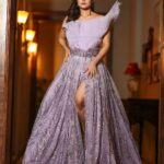 Adaa Khan Instagram - Glittery… Shimmery!! 💜💜 . . 📸: @sk_.click 💄: @mehekuuu 👗: @ritussecondskin 📍: @bookrecce.locations . . #fashiongram #style #instadaily #lookbook #mondaymagic #fashionlikeadaa #adaakhan [Fashion, Gowns, Outfit Inspiration, Glam]