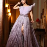 Adaa Khan Instagram - Glittery… Shimmery!! 💜💜 . . 📸: @sk_.click 💄: @mehekuuu 👗: @ritussecondskin 📍: @bookrecce.locations . . #fashiongram #style #instadaily #lookbook #mondaymagic #fashionlikeadaa #adaakhan [Fashion, Gowns, Outfit Inspiration, Glam]