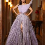Adaa Khan Instagram - Glittery… Shimmery!! 💜💜 . . 📸: @sk_.click 💄: @mehekuuu 👗: @ritussecondskin 📍: @bookrecce.locations . . #fashiongram #style #instadaily #lookbook #mondaymagic #fashionlikeadaa #adaakhan [Fashion, Gowns, Outfit Inspiration, Glam]