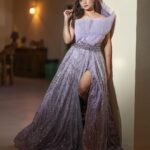 Adaa Khan Instagram - Glittery… Shimmery!! 💜💜 . . 📸: @sk_.click 💄: @mehekuuu 👗: @ritussecondskin 📍: @bookrecce.locations . . #fashiongram #style #instadaily #lookbook #mondaymagic #fashionlikeadaa #adaakhan [Fashion, Gowns, Outfit Inspiration, Glam]