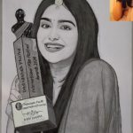 Adah Sharma Instagram - Adah sharma di ka 2nd sketch ✍️ Rate it guys😍 0 out of 10 👈🏻❤️🥰 . #adahsharma #keralastory #kerala #art #instagram #instadaily #instareels #sketch #drawing #painting #artist #viralvideos #viralreels #yourdipanjan_ #mitul #aratrika_official_