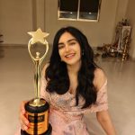 Adah Sharma Instagram - And the Best Actress Critics award goes to - the Audience ♥️♥️♥️♥️♥️ thank you @iconicgoldaward #TheKeralaStory