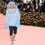 Adam Devine Instagram - Had a blast at the Met Ball! Chloes grandma knitted me this sweater and I think it POPS. Thoughts? #MetBall4Real