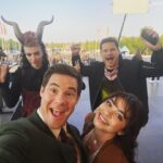 Adam Devine Instagram - Wow. What an absolute phenomenal response to Bumper In Berlin! Thank you so much to everyone who is watching and enjoying our weird little show. Thank you to @peacocktv for letting us do it ! Thanks to @elizabethbanks for birthing this weird lil baby and THANK YOU to our incredible showrunner @meganamram for teaching this baby how to walk and say it’s first words (pee pee- poo poo). The homies @straussschulson @richiekeen & @maureenbharoocha directed the show and made it infinitely more beautiful than a bumper spin off show has any right to be. Thank you to the incredible cast. You guys crushed beyond expectations and lastly, THANK YOU to the fans who gave this show a shot. So happy that I get to call this my job and it’s all because of you. Thanks a billion. 🍻