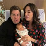Adam Devine Instagram - Meet lil baby Beau Devine! He can be fussy at times but we’ve already learned some great parenting techniques. Do your best fussy baby impression along with him and he’ll straighten right out.