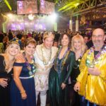 Adam Devine Instagram - So this past Sunday I was the King of Bacchus! One of the biggest Mardi Gras parades in New Orleans! It was an incredible honor and maybe one of the coolest experiences of my life. Thank you to John and Anna Beth Goodman, The Brennan family, George Grimes and everyone who made this unbelievable experience happen for myself, my family, and friends. Hail Bacchus!!! 🙌 1) as this King I had rain down plastic beads for the people! Sorry if I hit you in the face but hey it’s Mardi Gras baby! 2) My family came out to support and we partied all night in a convention hall with 9500 of our new best friends. God I love New Orleans. 3) Blake was there and we went hard. As we do. 4) All the homies got to ride on the float directly behind me and shower the people with jewels (plastic beads). 5) Had to take a shot with the best bud @atibaphoto before strapping myself in for the 4 hours of parading. 6) A past king was there! @anthonymackie. He gave me advice on being a good king. (Throw tons of beads). 7) practicing the previous Kings advice. 8) @chloebridges the Yas Queen and her court partied (took tons of photos) as we paraded. 9) Took time to thank the military before getting on the float. It ‘‘twas the Nobel thing to do! 10) The King and his Court. Some old and some less old. Damn did we have a good time! New Orleans, Louisiana