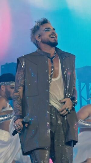 Adam Lambert Instagram - What an unforgettable night at @planetpridefest this past weekend 🌈 Thank you for dancing the night away with me ✨ @jakeresnicow @tysunderland

🎥: @nightmodevideo