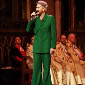 Adam Lambert Instagram - Singing with @beverleyknight at the Carol Service from Westminster Abbey for the @princeandprincessofwales airs tonight in the UK: tune in at 7:45pm on @itv & @itvxofficial