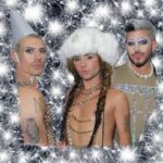 Adam Lambert Instagram - Loved celebrating @joeyhardygray ‘s bday in our ultra femme themed fashions!