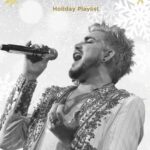 Adam Lambert Instagram - Spreading holiday cheer one song at a time! 🎶✨ Excited to share my handpicked festive favorites on Spotify. Hope you enjoy!🎄🕎🎁 #AdamsHolidayPlaylist @spotify