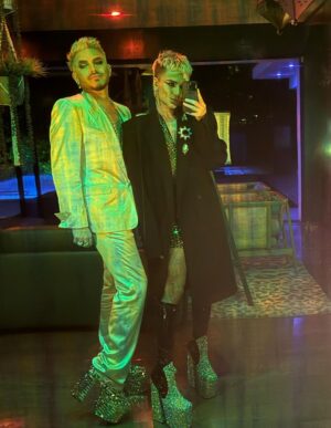 Adam Lambert Instagram - Ringing in ‘24 with my ride or die. 🩵u @olivergliese