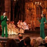Adam Lambert Instagram - Singing with @beverleyknight at the Carol Service from Westminster Abbey for the @princeandprincessofwales airs tonight in the UK: tune in at 7:45pm on @itv & @itvxofficial