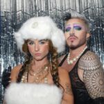Adam Lambert Instagram - Loved celebrating @joeyhardygray ‘s bday in our ultra femme themed fashions!