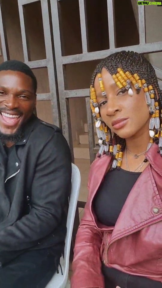 Adesua Etomi-Wellington Instagram - Hyping ourselves, knowing fully well that we had seen sheeeggggeeee and our fineness wasn't fining like it used to fine🤣🤣🤣🤣 Disclaimer: I'm not responsible for whatever Chike was doing in this video. Fenx. Signed by management. #mypeople #obalola #pana #gift #lovethem