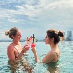 Aditi Bhatia Instagram - felt the best at the best 🤍 @marinabaysands #thatmbsmoment @dcatalent Singapore