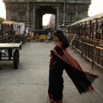 Ahana Kumar Instagram - sunsets by the temple shot by @studio.molecule styled by me wearing a lovely saree that belongs to @sindhu_krishna__ #Madras