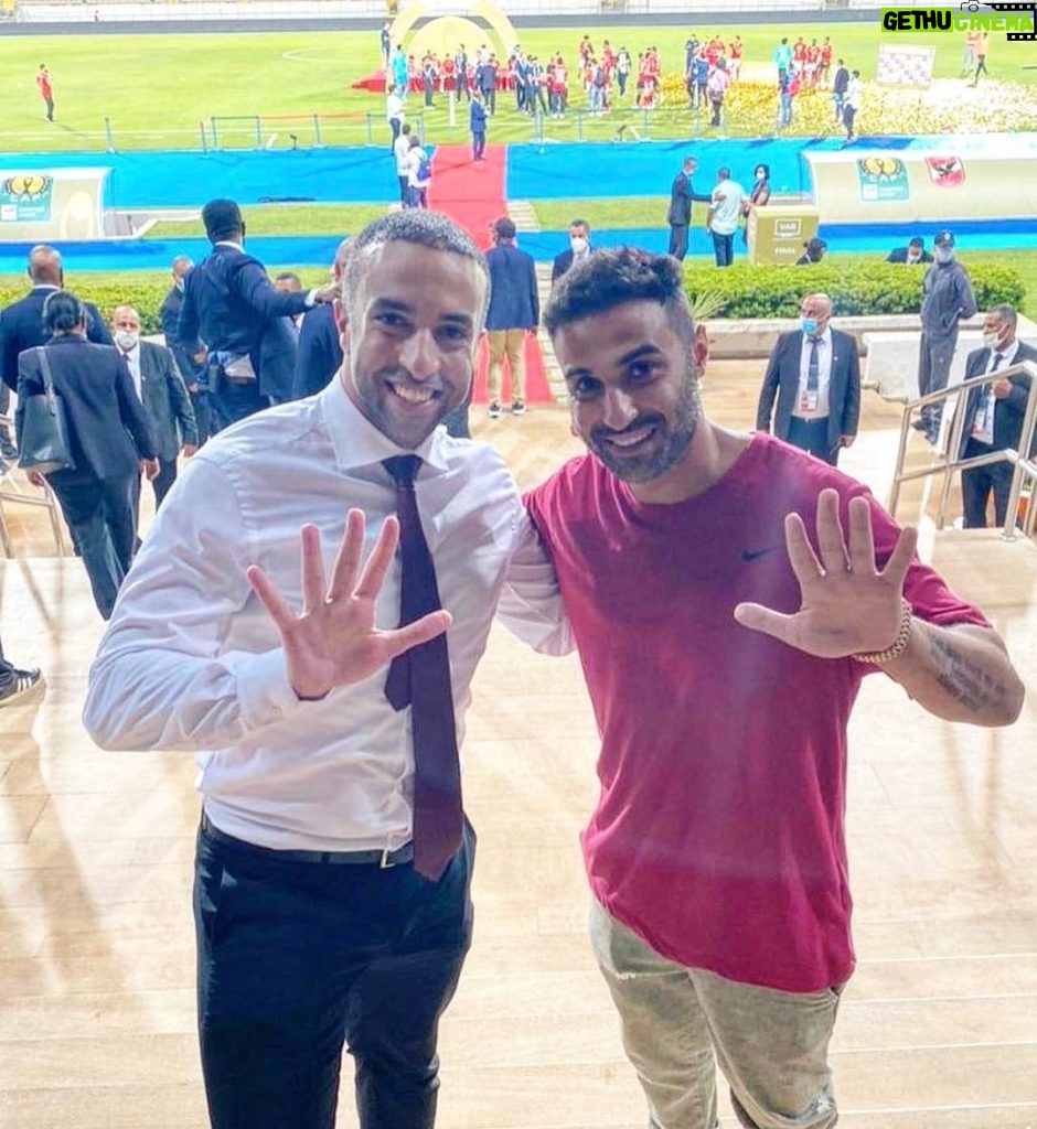 Ahmad Fahmy Instagram - اخويا وحبيبي ومن اهم الكوادر في مجلس الاداره ❤️🦅