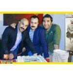 Ahmad Mehranfar Instagram - من و محسن و هادي والبته رضا در مراسم رونمايي از فيلم سينماييِ،،گينس،، راستي كيا اين فيلم رو ديدن؟😃
