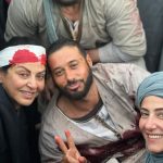 Ahmed Salah ElSaadany Instagram - كل سنه و كلنا طيبين يا رب ❤️❤️ @halasedkiofficial @hananmotawie #السلطان_حامد #سره_الباتع