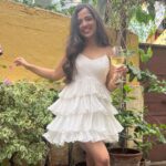 Ahsaas Channa Instagram - 🤍🪩✨ Birthday dress so pretty by @ministrybymehar 📸 @twishadesaii The Lovefools