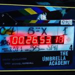 Aidan Gallagher Instagram - One last time….☂️⏱️ @gerardway @gabriel_ba @darkhorsecomics @ucp @netflix @steveblackmantv ☕️Comment your story ideas below! Toronto, Ontario