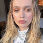 Aimee Lou Wood Instagram - Merci @longchamp and @toiletpapermagazineofficial for taking us to the clouds last night. @longchamp longchamp #longchampxtoiletpaper Thanks to genius @society_makeup