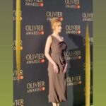 Aimee Lou Wood Instagram - THANK YOU @olivierawards . Had so much fun with the glorious @sheilaatim on Sunday. Lovely to present the gorgeous, dazzling, BRILLIANT @jodiemcomer and Paul their awards. Dress is vintage @viviennewestwood via @anniesibiza . Make up and hair by the TALENTED @society_makeup 💖💖💖💖💖